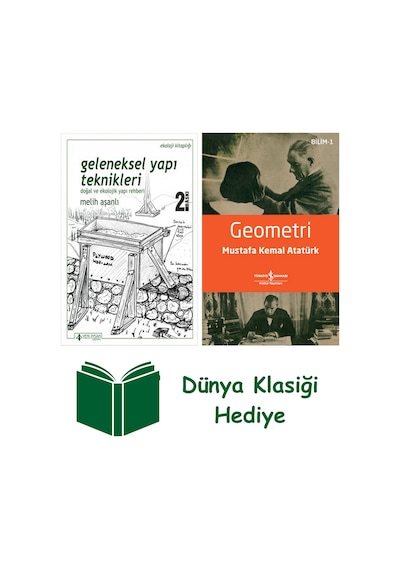 Geleneksel Yapı Teknikleri + Geometri + Dünya Klasiği Hediye