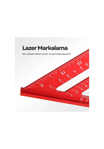 Ysb Alüminyum Üçgen Marangoz Gönye 30 Cm