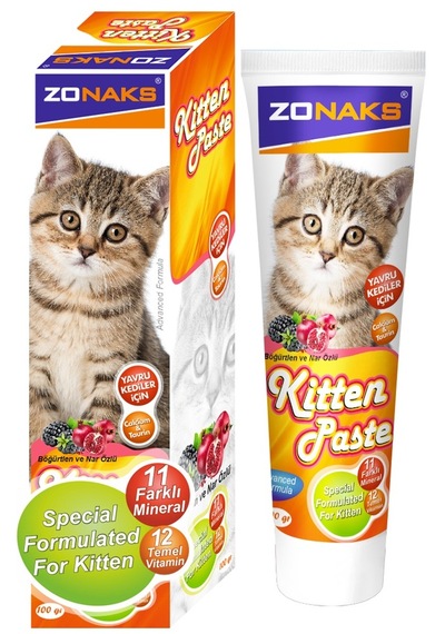 Zonaks Kitten Yavru Kedi Vitamin Paste 100 G