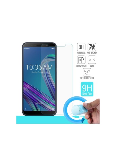 Asus Zenfone Max Pro Zb602Kl Esnek Nano Cam Ekran Koruyucu 9H Nan