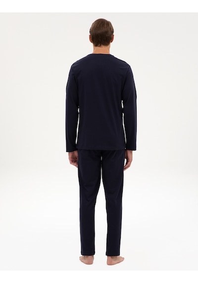 Pierre Cardin Erkek Lacivert Pijama Takım 50322652-200 Lacivert