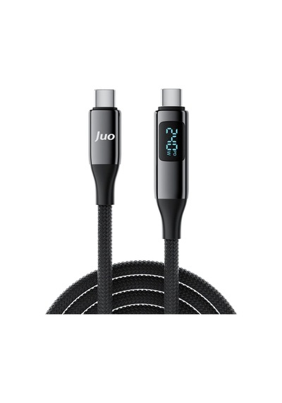 240w Usb 3.1 Gen2 10gbps E-mark Çipli Led Display Ekranlı 4k 60hz Görüntü Ve Type-c Hızlı Şarj Kablosu 1.25 Metr Diğer