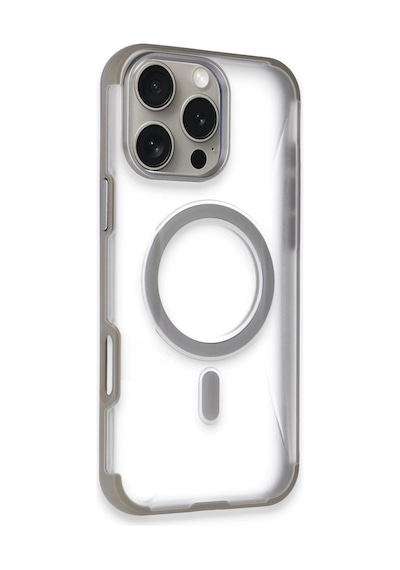 Joko Apple iPhone Uyumlu 16 Pro Max Hilton Magsafe Kapak - Titan Gri