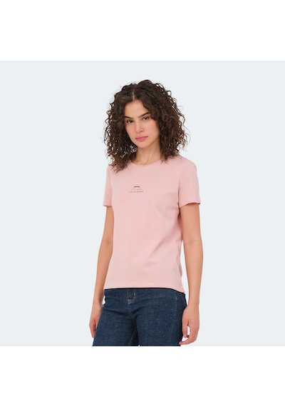 Slazenger VIRAJ Kadın  Fuşya Tişört