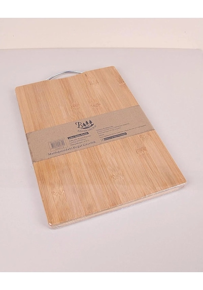 Bambu Ekmek Kesme Tahtası 36x26x1,8 Cm Royaleks-67461 Diğer