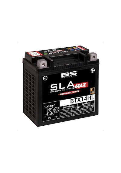 BS BTX14HL SLA MAX Motosiklet Aküsü