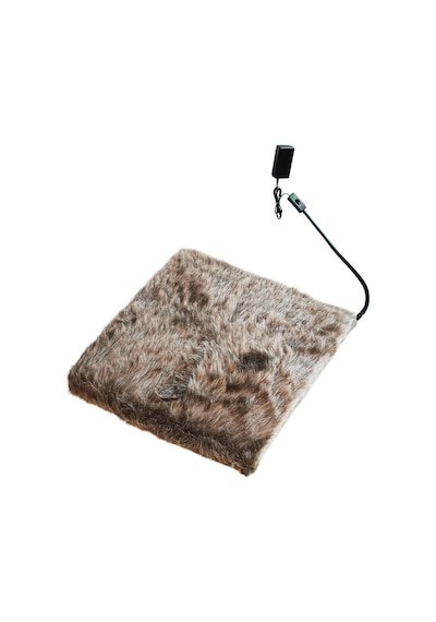 Kedi Minderi Isıtmalı Model 45x45cm 12v Adaptörlü Su Geçirmez Kdtes53