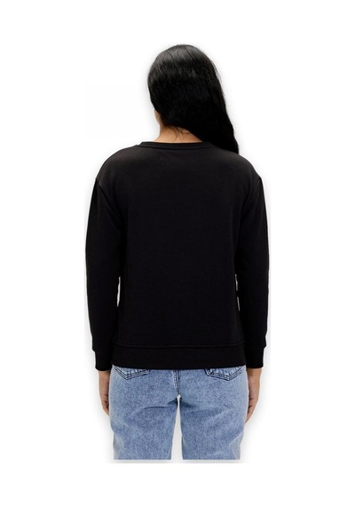 Bad Bear 24.04.12.002 Re-carina Crewneck Sweat Siyah Unisex Sweatshirt Siyah
