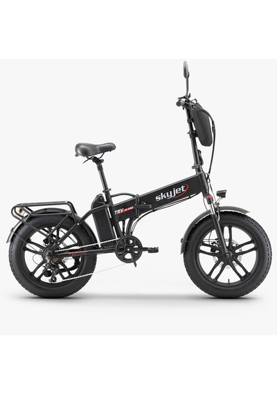 Skyjet Trvııı Pro Elektrikli Bisiklet Ayna Ve Çanta Hediyeli Siyah