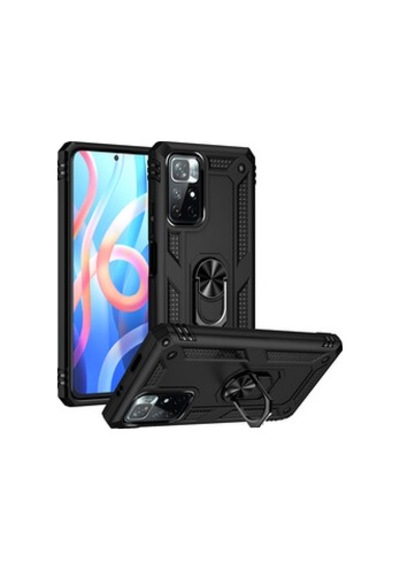 Lexroo Xiaomi Poco M4 Pro 5g Vega Tpu Silikon Sert Pc İnce Kılıf - Siyah