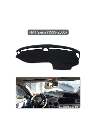 Fıat Siena 1999-2005 Modellerine Uygun Eskitorpido Koruma Halısı Gri Kenar