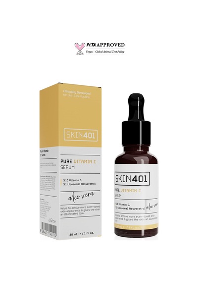Skin401 %10 Vitamin C Aydınlatıcı Renk Tonu Eşitleyici Serum 30ml