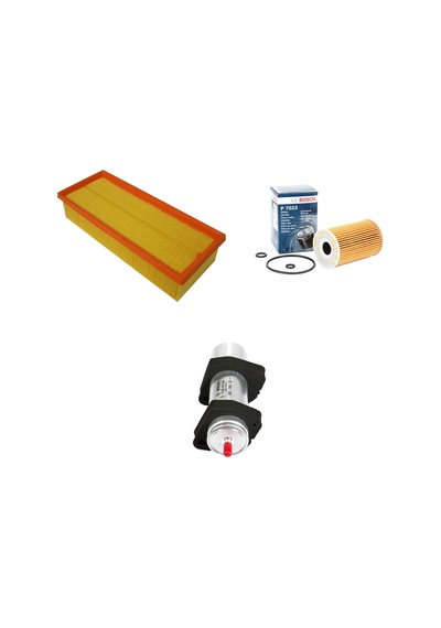 Bosch Filtre Bakım Seti Audi A4 2.0 Tdı 2009-2014 Cjca Cmfa Motor Hava + Yağ F. + Yakıt Filtre Bosch