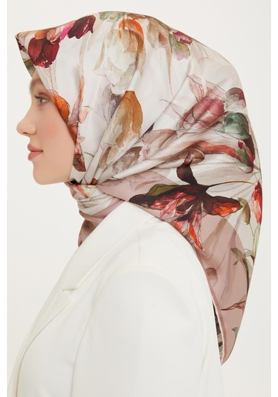 Armine 2022 İlkbahar Yaz Sezonu Twill İpek Eşarp Modelleri 8715D-