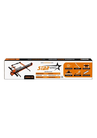 Onon Star 120lik Lazerli Kesim Uzun Seramik Granit Fayans Kesme Makinası 1200mm