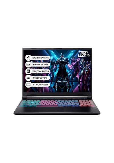 Acer Nitro 16S NH.QXUEY.001-32 Ryzen AI 9 365 32 GB 1 TB SSD RTX5060 16" WQXGA Free Dos Dizüstü Bilgisayar