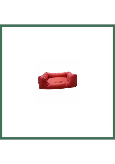 Bedspet Dış Mekan Köpek Yatağı Kırmızı 80x60 Cm Bss