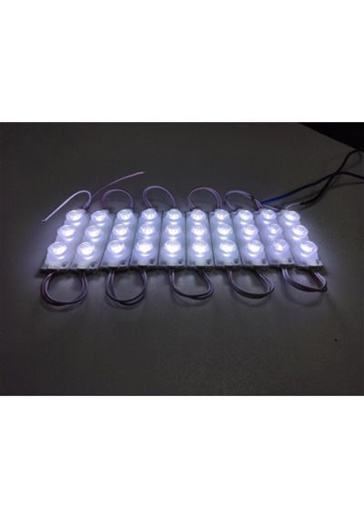 Ahmet Otomotiv Camlı Parmak Led Lamba Beyaz 12 Volt Su Geçirmez 10,lu 3m Bantlı Kesilebilir Br0409928