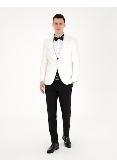 Pierre Cardin Erkek Beyaz Smokin 50288078-vr013 Beyaz