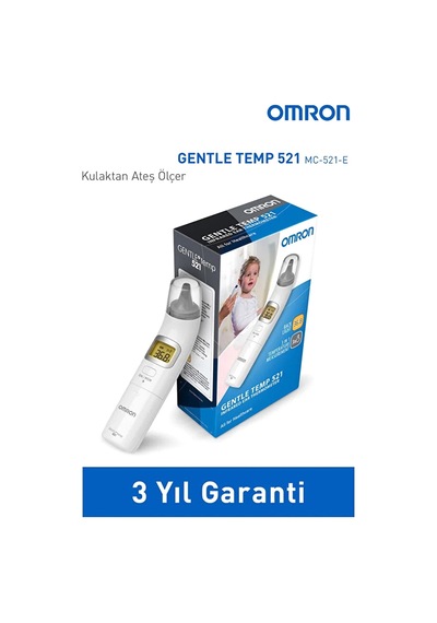 Omron Gentle Temp Işıklı Kulaktan Ateş Ölçer 521