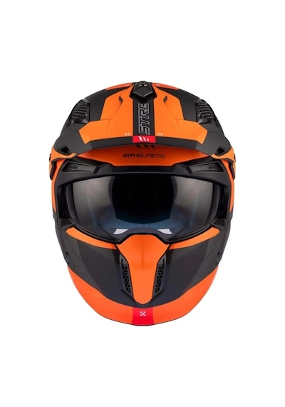 Mt Helmets Streetfighter Sv S Totem B4 Motosiklet Kaskı Mat Turuncu