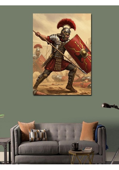 Kanvas Tablo Roma Askeri Ve Savaş Sahnesi 50cmx70cm