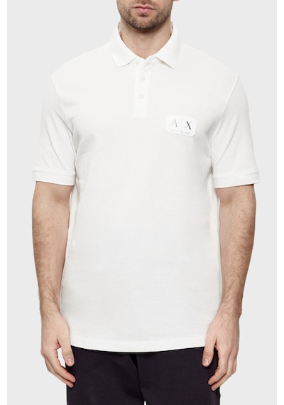 Armani Exchange Erkek Polo Xm002231 Af10366 U0009 Beyaz Beyaz