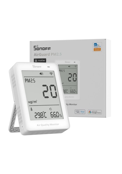 Airguard Pm2.5/pm10 Matter Akıllı Hava Kalitesi Ölçüm Cihazı Sawf-07p