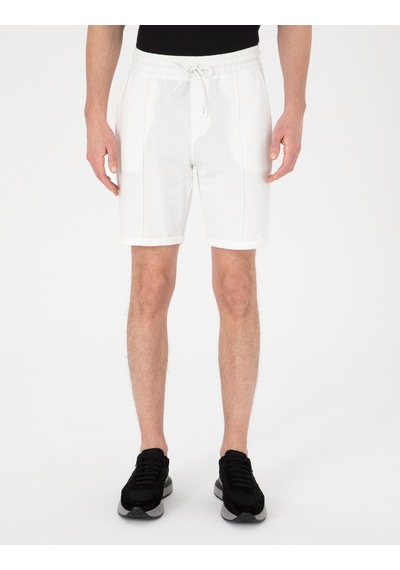 Pierre Cardin Ekru Regular Fit Örme Şort 50310567 Vr019
