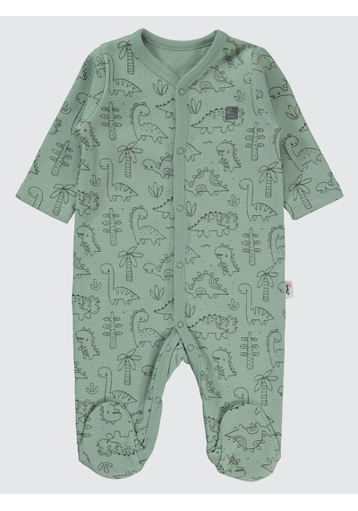 Civil Baby Erkek Bebek Patikli Tulum 1-6 Ay Soft Haki Soft Haki