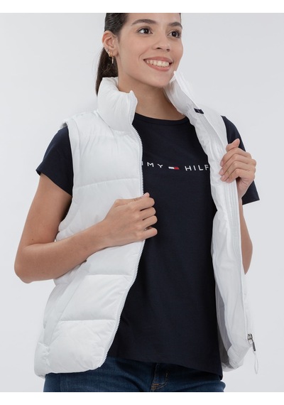 Tommy Hilfiger Tommy Hılfıger Kadın Yelek Tw4mp372-wht Tw4mp372-wht Beyaz Beyaz
