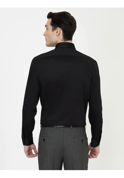 Pierre Cardin Siyah Slim Fit Uzun Kollu Klasik Gömlek G021sz004.000.1408891.vr046 Siyah
