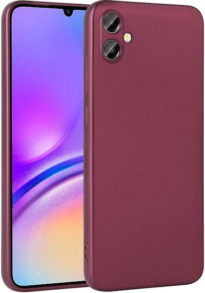 Galaxy Uyumlu A05 Kılıf Zore Premier Silikon Kapak Mürdüm