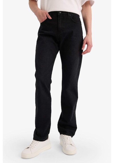 Defacto Straight Fit Düz Paça Jean Pantolon G1290ax26spnm40 Siyah-nm40