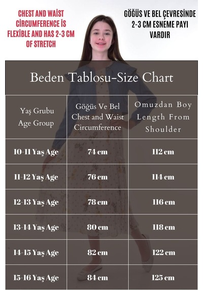 Kız Çocuk Kot Bolerolu Astarlı Şifon Uzun Çiçekli Elbise Sarı