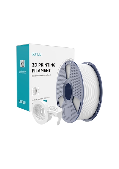 Sunlu Beyaz High Speed Mat Petg Filament - 1.75mm - 1 Kg