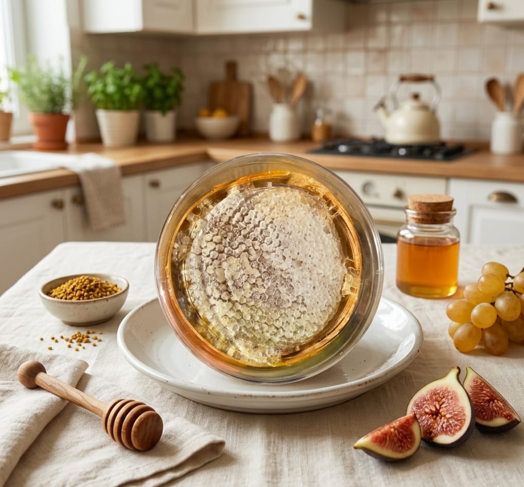 Fanus Karakovan Petekli Akasya Çiçek Balı Mini 450-550g