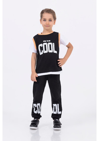 Erkek Çocuk Cool Baskılı Alt Üst Basic Takım 2-5 Yaş 001