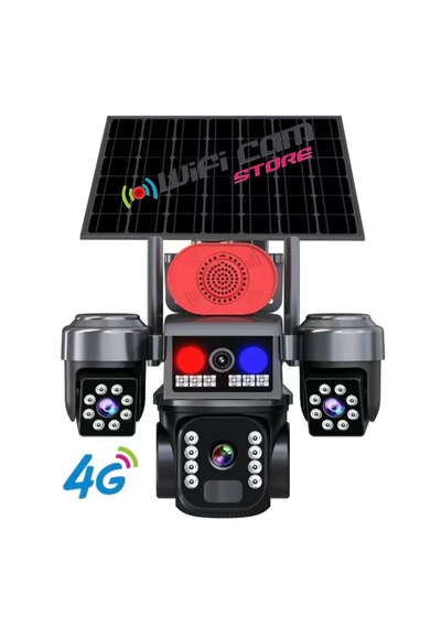 3 Kameralı 4g Solar Kamera