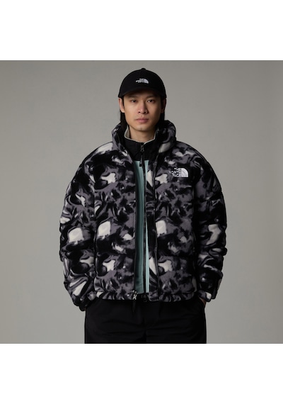 The North Face Polar Nuptse Erkek Desenli Siyah Mont Düz Nf0a88xn31ı1 Siyah