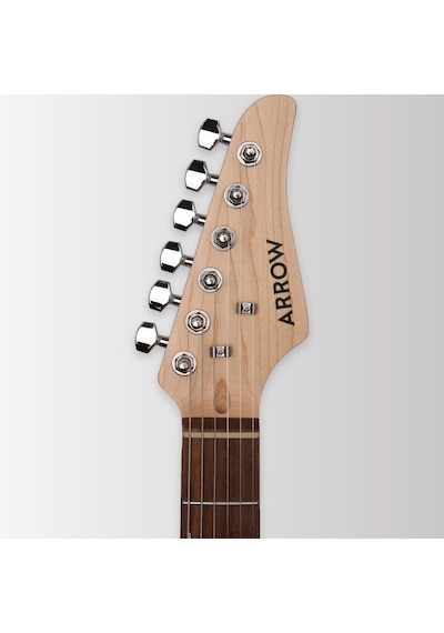 Arrow Tonecaster St 111 Abyss Black Rosewood/white
