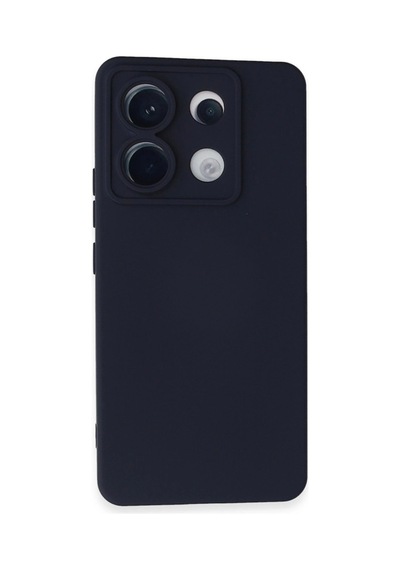 Herşeytrend Xiaomi Redmi Note 13 Pro 5g Kılıf Nano İçi Kadife Silikon - Lacivert Çok Renkli