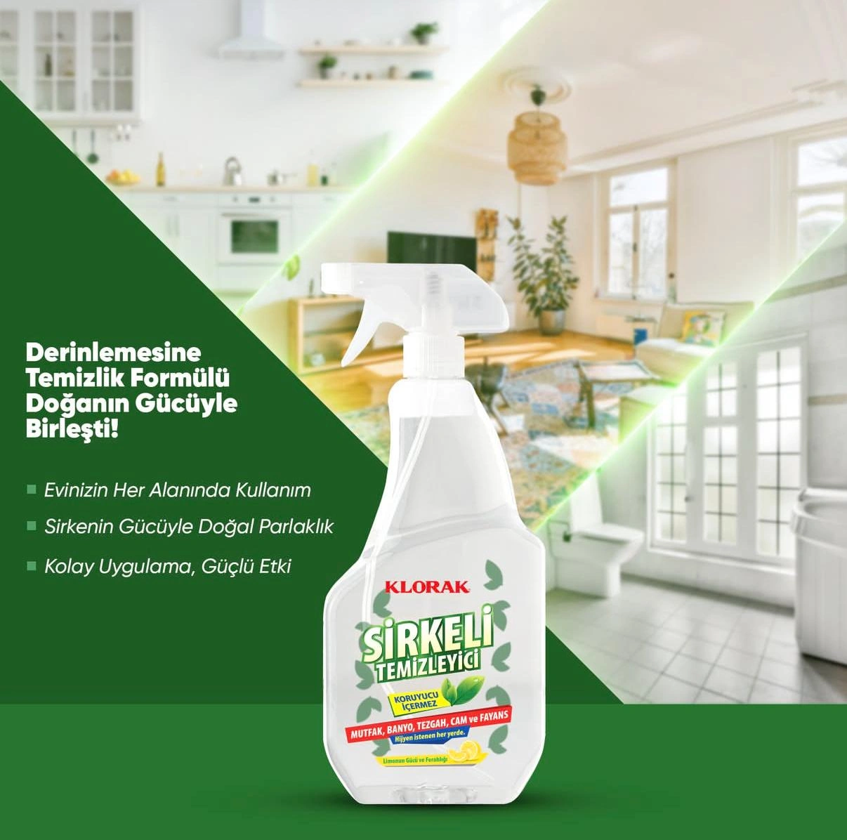Avantajlı Bahar Temizlik Genel Temizlik Ürünleri 8'li