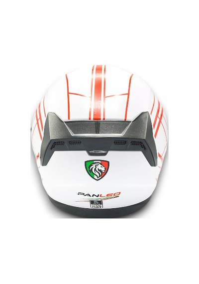 Motosiklet Kask Panleo H2 528 Beyaz-red Beyaz - Kırmızı