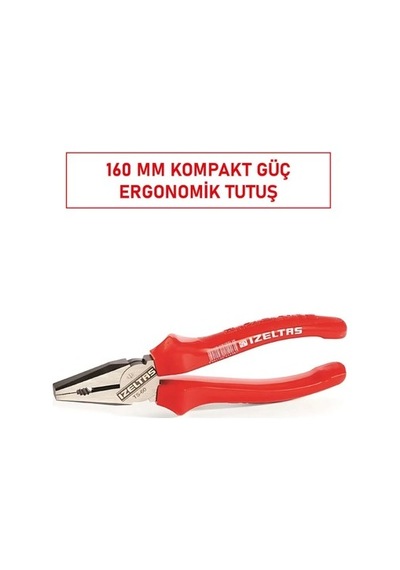 Ergonomik Tasarımlı 160 Mm Kargaburun Pense İle Kullanım Kolaylığı