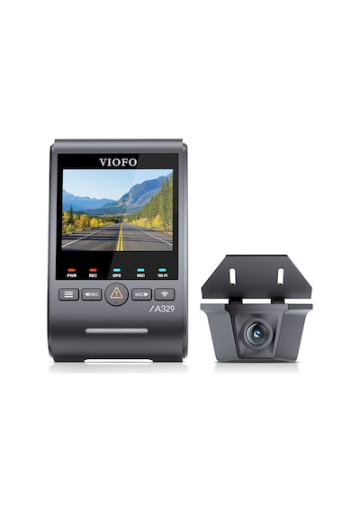 Viofo A329sw 2 Kameralı Ön+arka Su Geçirmez 4k 60fps+2k Sony Starvıs 2 Sensör Gps'li Araç Kamerası