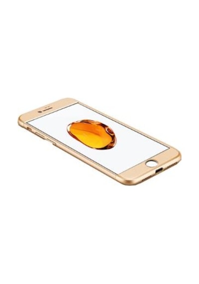 Zore Apple Uyumlu iPhone 7 İle Ays Sert Kılıf Gold Gold