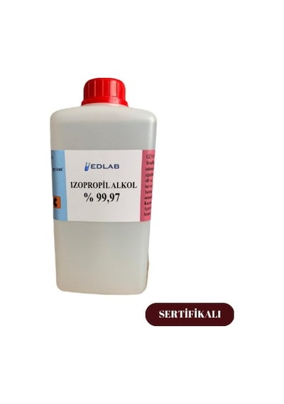 Edlab 1 Litre Izopropil Alkol % 99.97 SERTİFİKALI