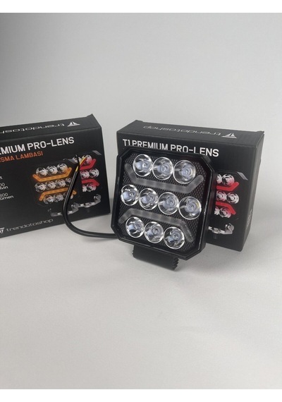 Ahmet Otomotiv Çakarlı Çalışma Lambası Sarı Parklı 12v-24v