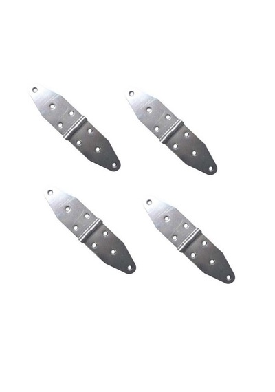 4 Adet Krom Menteşe Paslanmaz Çelik 175x41 Mm